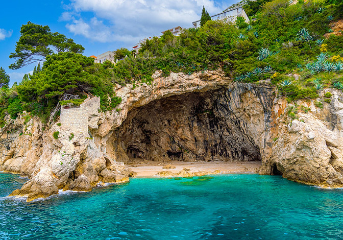 cave beach Dubrovnik