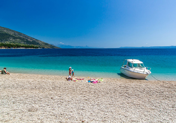 Boat trip to Zlatni Rat, Bol