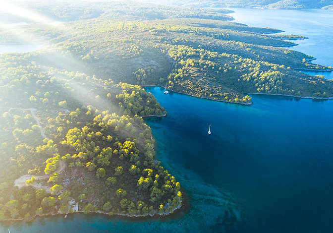 Pakleni islands archipelago